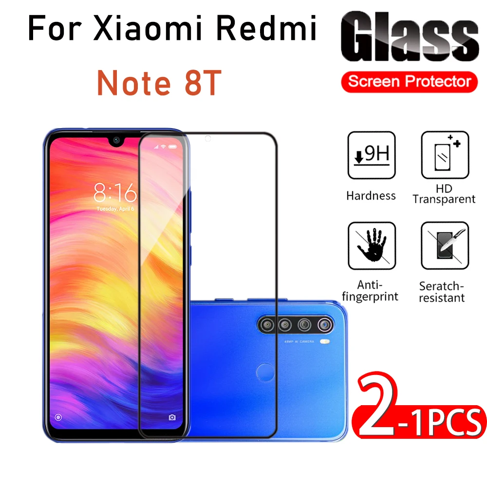 

1-2PCS Screen Film Glass For Xiaomi Redmi Note 8t Screen Protection on for Xiaomi Redmi Note 8t HD Premium Tempered Glass