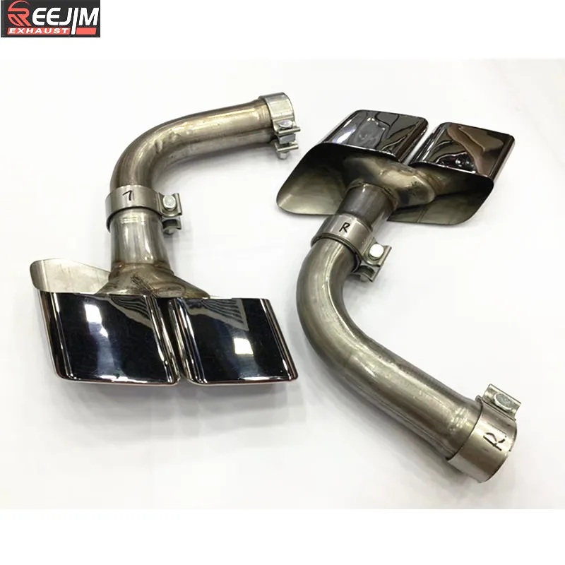 Пара наконечников выхлопного глушителя из нержавеющей стали для нового 17 18 Audi Q7