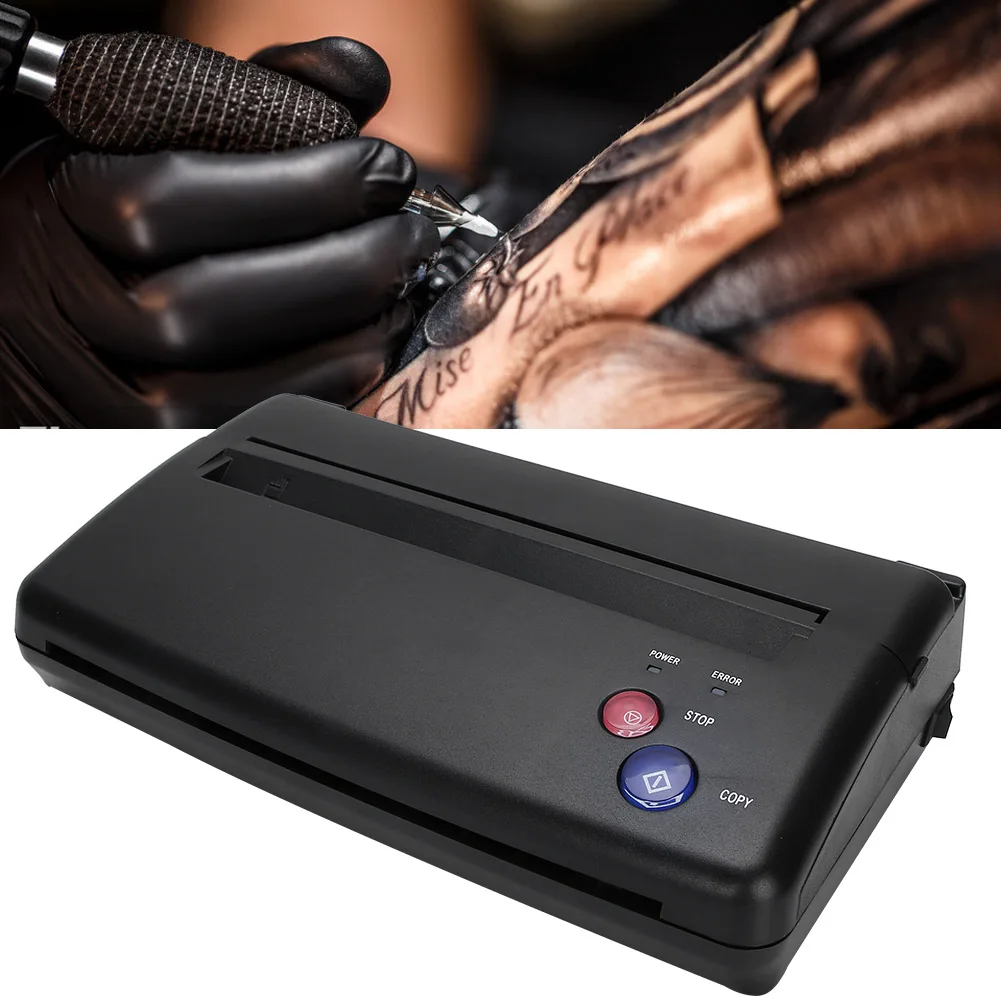 Tattoos Transfer Stencil Machine Mini Thermal Copier Printer Drawing Thermal Tools Tattoo Photos Transfer Device Permanet Makeup