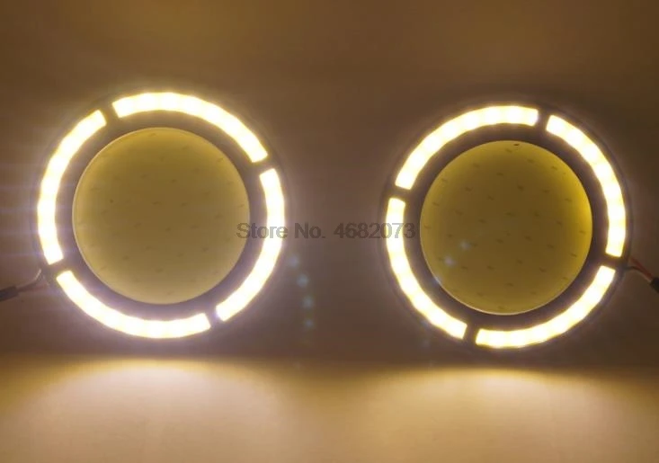 by DHL or Fedex 50pair Daytime Running Lights LED Car DRL Waterproof Light Source 73MM Fog Lamps DC12V | Автомобили и мотоциклы