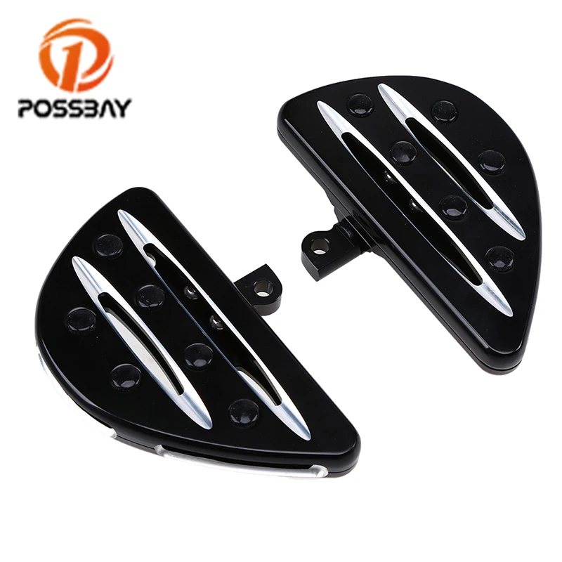 Напольные подножки POSSBAY для мотоцикла пассажира детали мотора аксессуары
