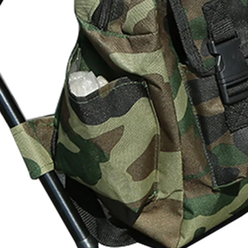 

NEW Outdoor Foldable Carry Stool Chair Storage Bag Backpack Hiking Camping Fishing