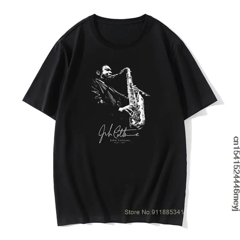 

American Jazz Saxophonist And Composer Sax Music John Coltrane T Shirt 100% Cotton Graphic Cotton Tee Shirt