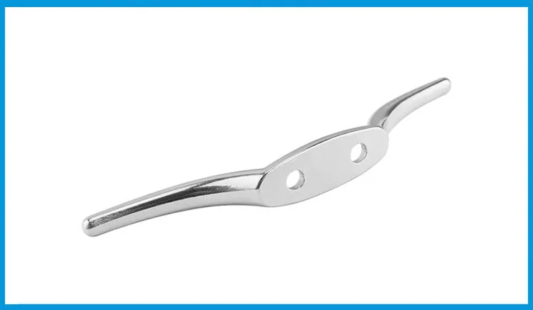 

Stainless Steel 316 Flagpole Cleat Hook Fixed Hook Flag Rope Cleat Flag Halyard Boat Securing Tie Down DocksTarps Awnings