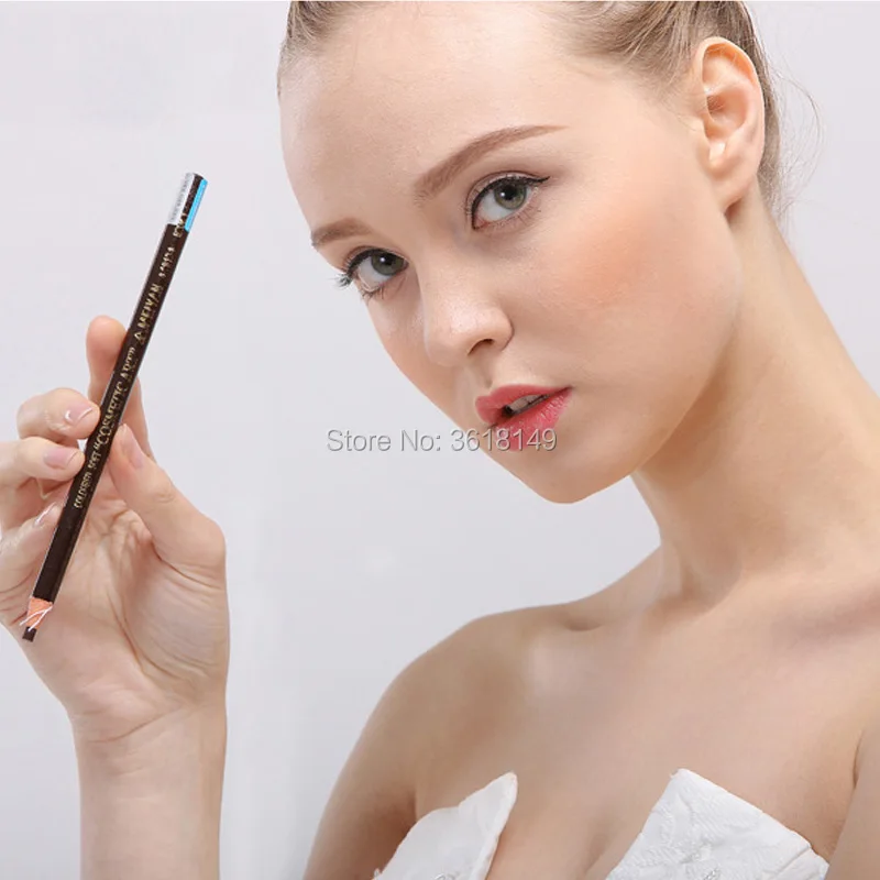 Карандаш для бровей Microblading водостойкий черный серый светильник коричневый