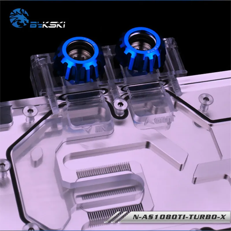 Водяной блок Bykski для графического процессора VGA ASUS N-AS1080TI-TURBO-X 1080 графическая
