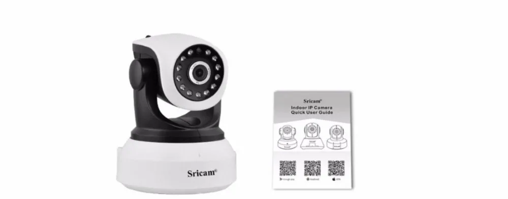 Sricam SP017 HD Беспроводная ip-камера безопасности Wifi Двусторонняя аудио IR-Cut ночное видение Аудио Сигнализация видеонаблюдения Крытый монитор для младенца