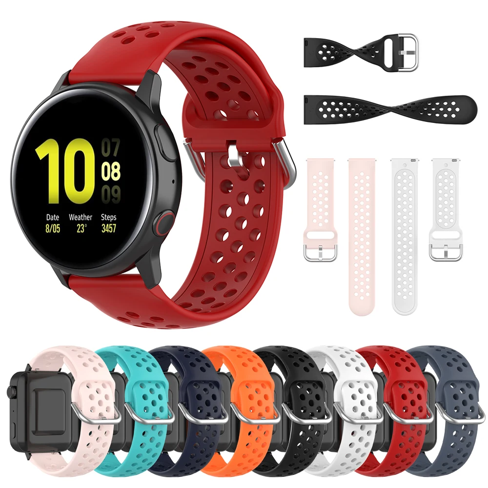 22 мм 20 18 силиконовый браслет для Garmin Vivoactive3 4 4S Смарт часы ремешок Vivoactive 3