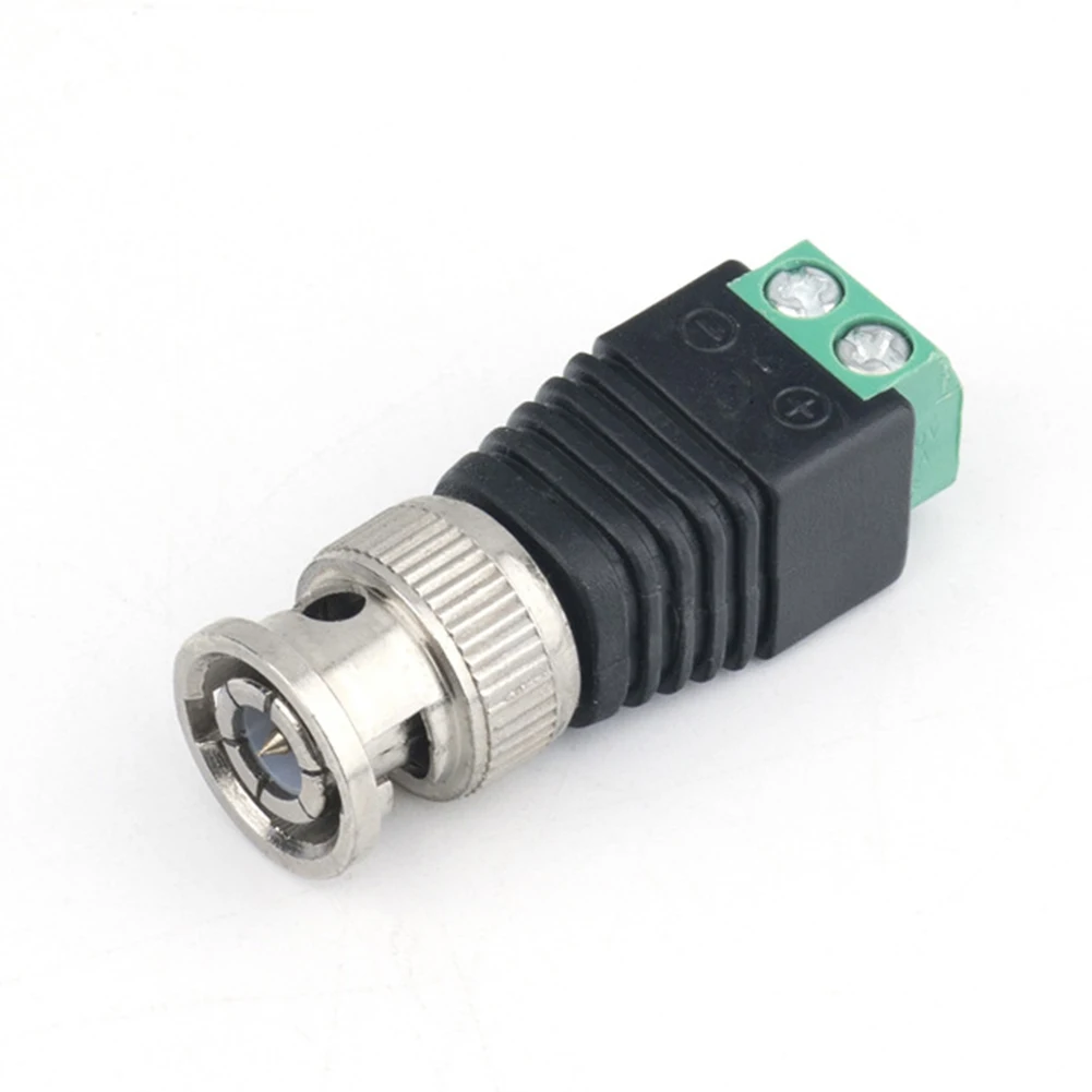 

10pcs No Welding Camera Surveillance Zinc Alloy Security Video Connector Adapter Accessories Extender Mini Plug Q9 BNC Male