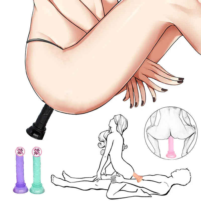 Реалистичный большой фаллоимитатор пенис клитор сильная присоска страпон