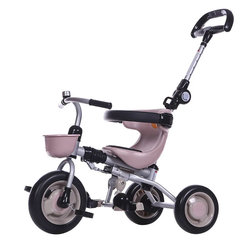 Children's Bicycles 1-3-5 Years Old Boys and Girls Three-wheeled Stroller Simple Lightweight Folding Baby Stroller  Toddler Bike