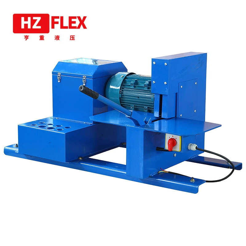 

2 inch electric multifunction hydraulic hose cutting peeling machine price