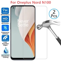 tempered glass screen protector for oneplus nord n100 case cover on one plus nordn100 n 100 100n protective phone coque bag 360