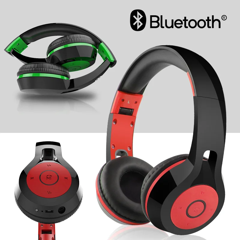 E T 3.5mm Gaming Headphone Stereo Headphone Audio Bluetooth With LED Microphone Mic Headsets PC Laptop Computer Mobile Phone