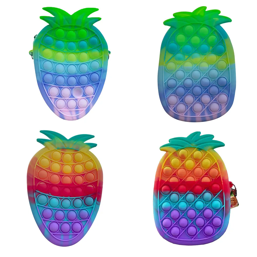 

Decompression Bubble Push Stress Reliever Toys Push Bubble Push Bubble Children Storage Bag Sensory Toy