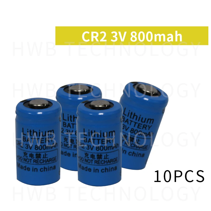 10 шт./партия CR2 3V 800 мА/ч, литий-ионный аккумулятор CR15H270 CR15266 CR-2 Вт/C1B Камера, патрулирования ручка, сигнализация