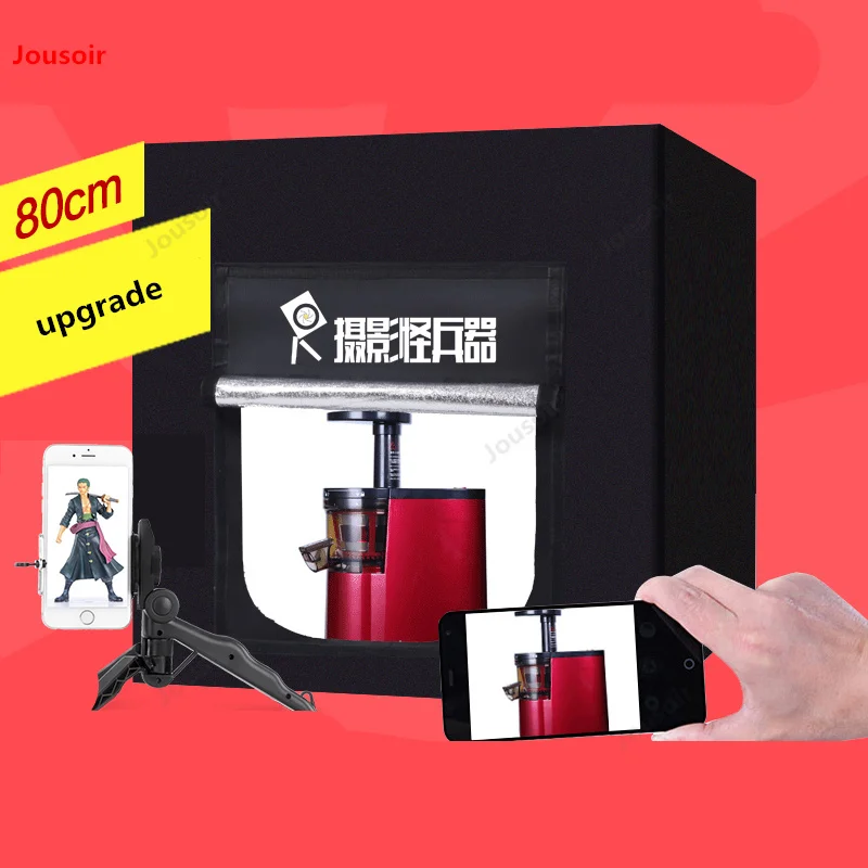 80 см светодиодный студийный набор небольшой студии софтбокс фотографический