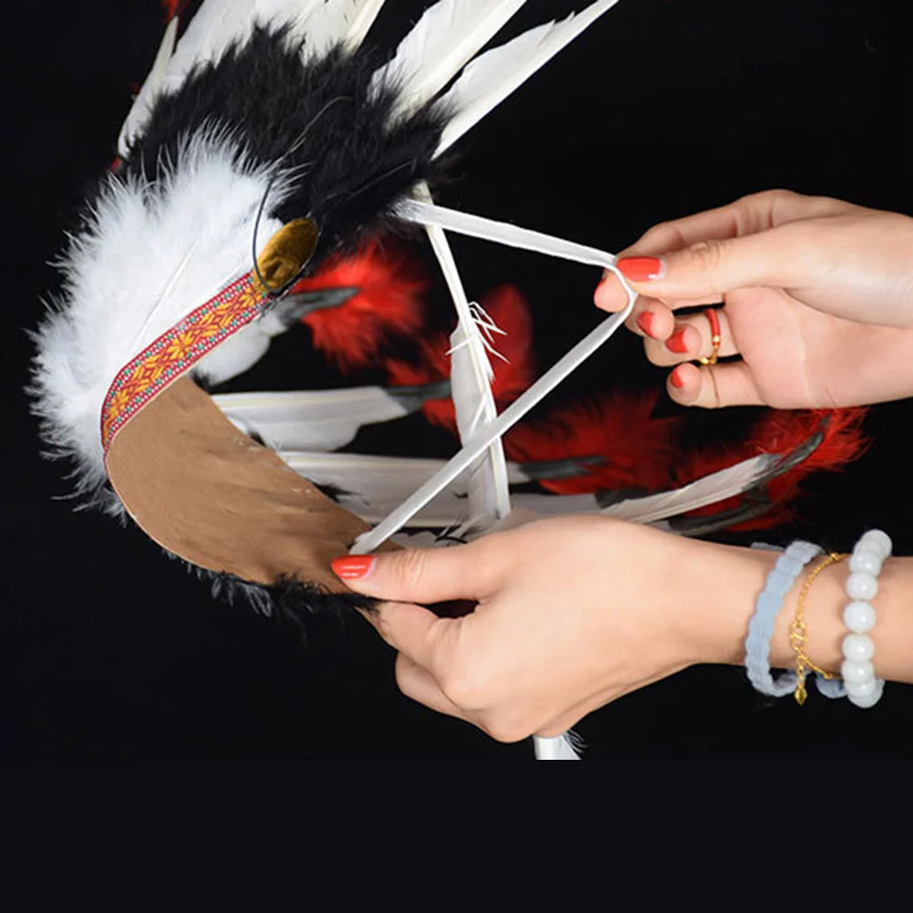 Косплей Реквизит перо головной убор индийский главный герой шляпа Хэллоуин