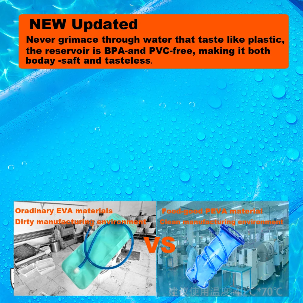 Сумка для водного пузыря рюкзак с жилетом гидратации 1 л 5 2 3 без БФА бега|Мешки