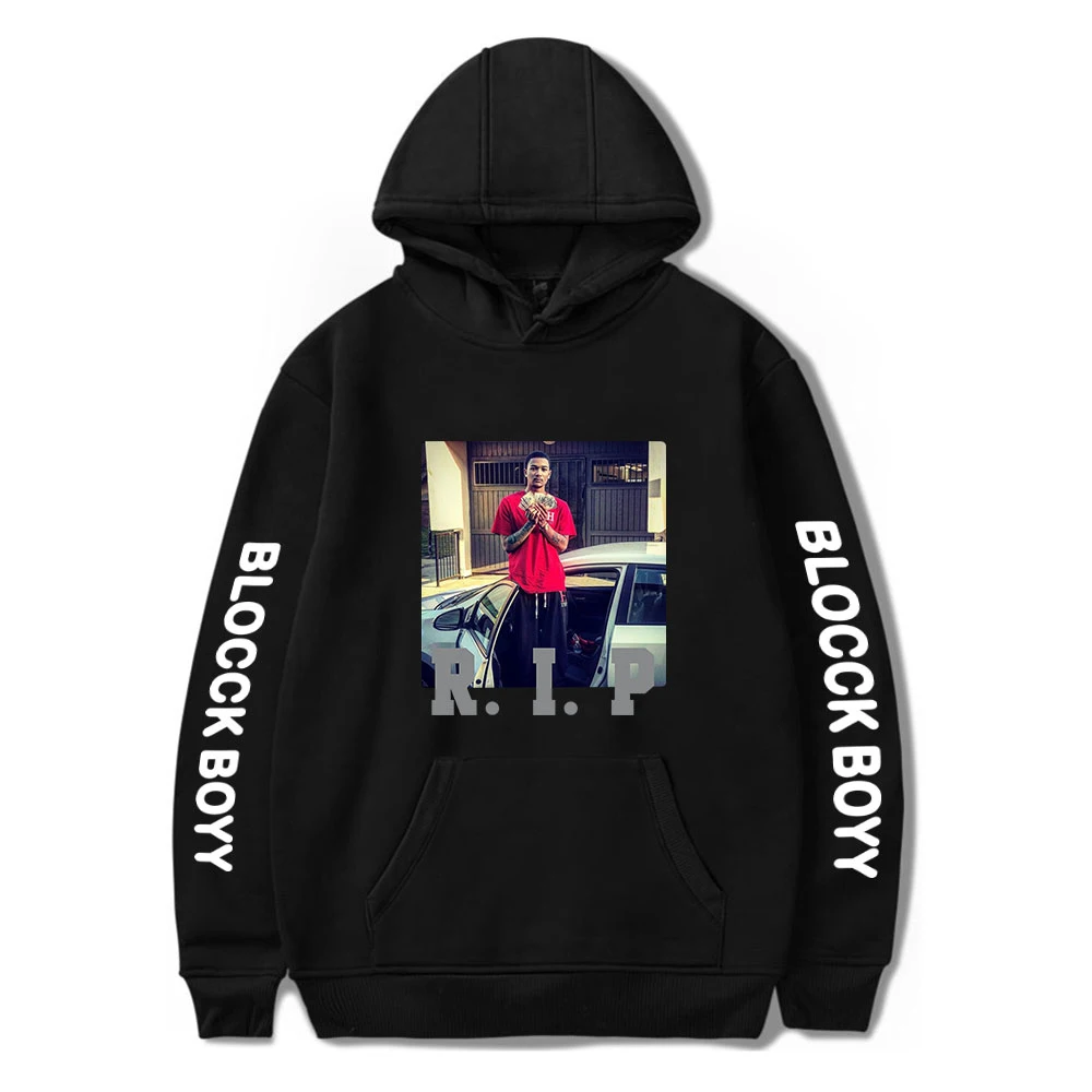 

blocck boyy Cool Singer Hoodie Sweatshirts Fashion Loose Letter Printed Casual Adult Man Woman Pullovers