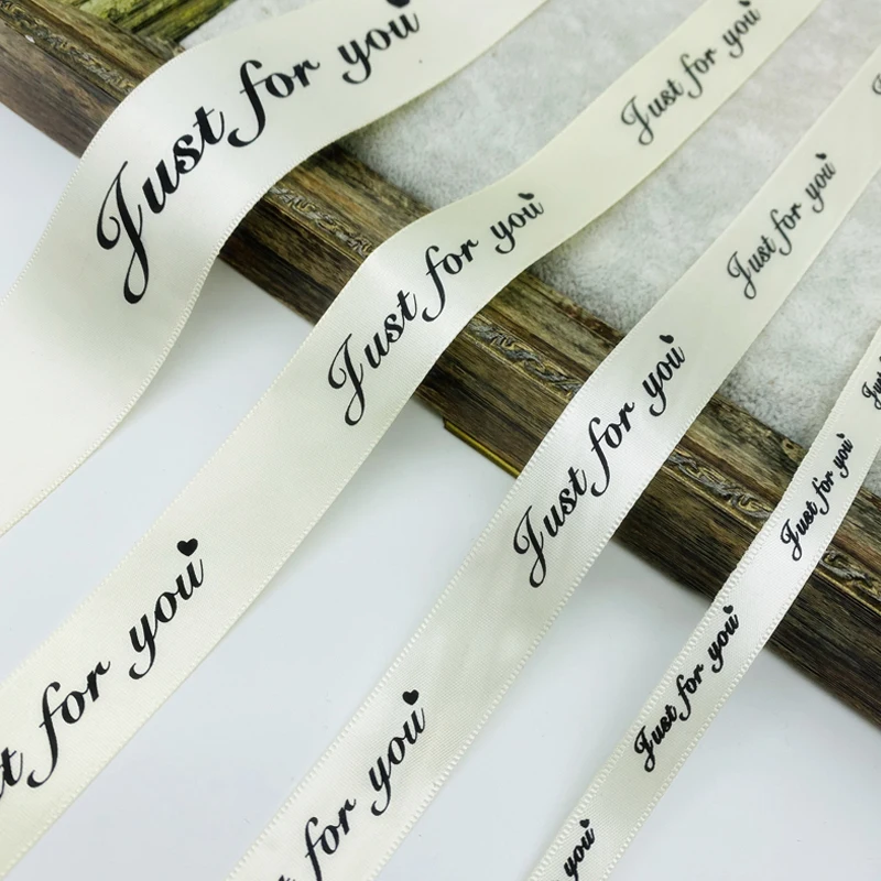 Бесплатная доставка подарочная лента на заказ/атласная с принтом