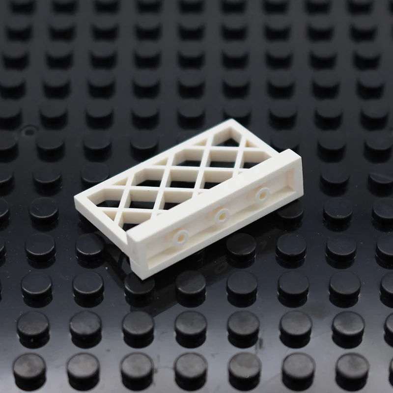 Конструктор Moc Fence 1X4X2 сделай сам из строительных блоков совместимых с сборными
