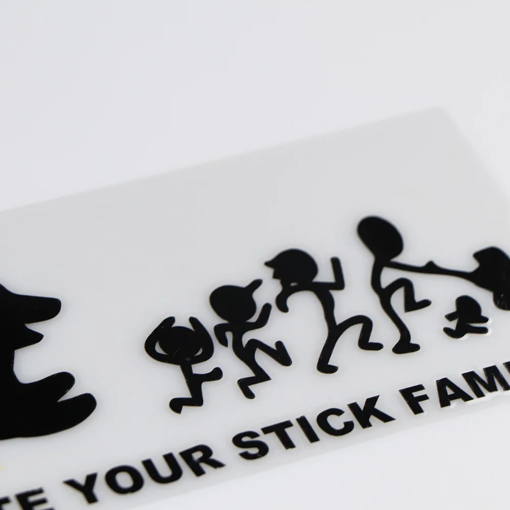 YOJA 19X6.7CM Funny Vinyl Decal Car Sticker Decoration: My Corgi Ate Your Stick Family, ZT4-0074 image 4