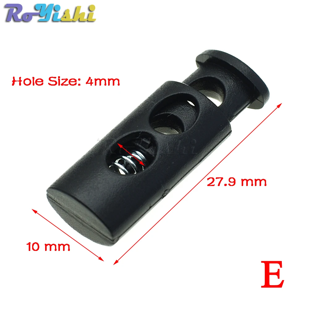 1000 шт./упак. шнур с фиксатором зажим переключателем Пластиковый черный для