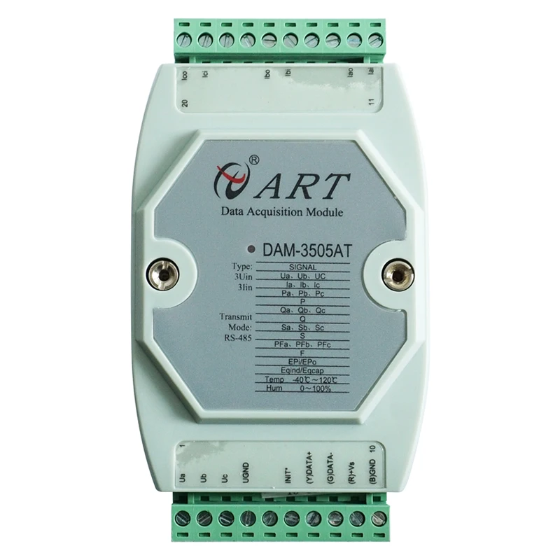 

Трехфазный модуль сбора мощности DAM3505AT, параметры электрического мониторинга, электрическая энергия, сбор мощности переменного тока