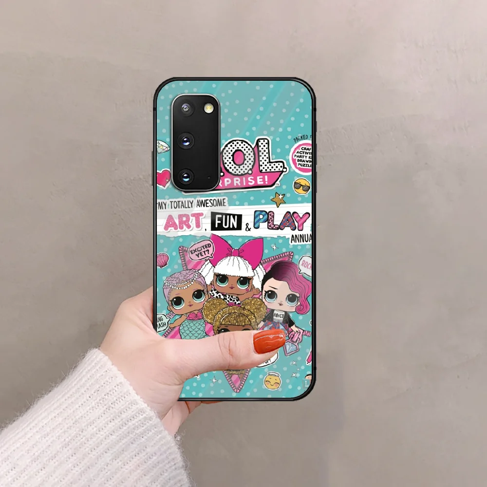 

Pretty Girl Cute Doll Lol Phone Tempered Glass Case Cover For Samsung Galaxy A M 10 12 20E 21 31 40 50 51 52 70 71 72