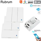 Беспроводной переключатель Rubrum Tuya с поддержкой Wi-Fi, 110 В, 220 В