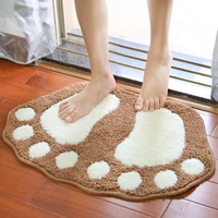 40x60cm rugs mats water absorbent non slip mat soft microfiber machine washable big feet bathroom mat home entrance carpet