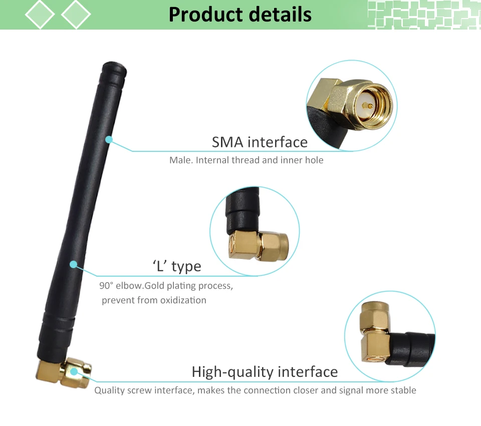 Wifi антенна antena 2,4g Сотовый усилитель автомобиля para модем sma hf телефон longo alcance сигнальный маршрутизатор lte gsm Wi-Fi carro