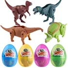 2019 детская игрушка случайный сюрприз яйца Игрушечная модель динозавра деформированные яйцо Динозавров Коллекция игрушек для детей Коллекция дропшиппинг