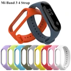 Для Mi Band 3 4 ремешок браслет силиконовый браслет на запястье ремешок для fitbit Смарт mi band3 наручный ремешок для Xiaomi Mi Band 4 3 ремень