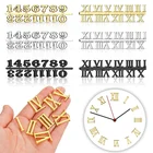 Набор часов ручной работы из материала с римскими цифрами, восстановленные цифровые инструменты для ремонта, цифры, аксессуары с арабскими цифрами