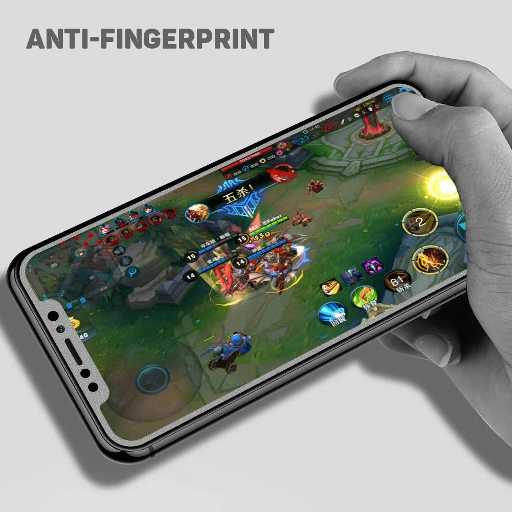 9D матовая Противоударная полноэкранная защитная пленка из закаленного стекла