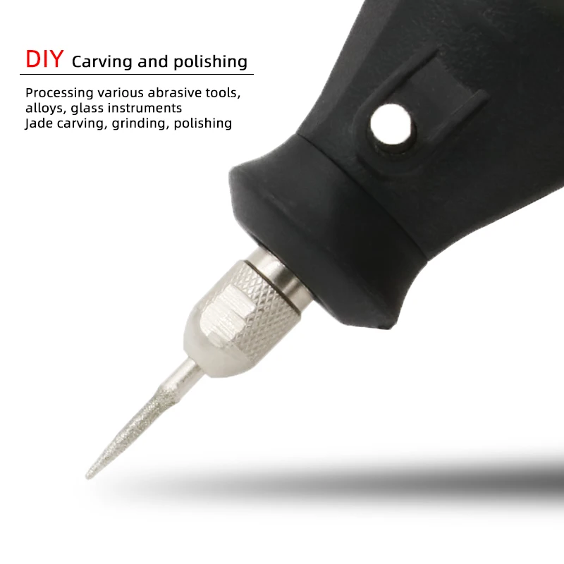 Pinkman 2 30PCS Shank Diamond Grinding Burr Needle Point Engraving Carving Polishing Drill Bit Rotary Tool Set Dremel Accesorios |