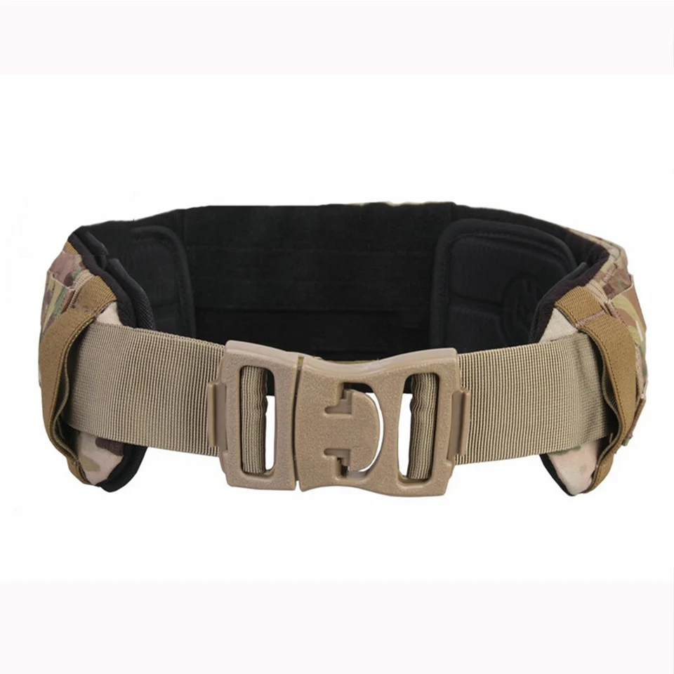

TMC Tactical Belt AVS Low Profile Belt Hunting Padded Molle Waist Belt Waistband Multicam Black Waist Support