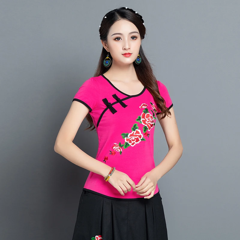 Летние топы женские рубашки рукаовов народный костюм рубашка экзотические