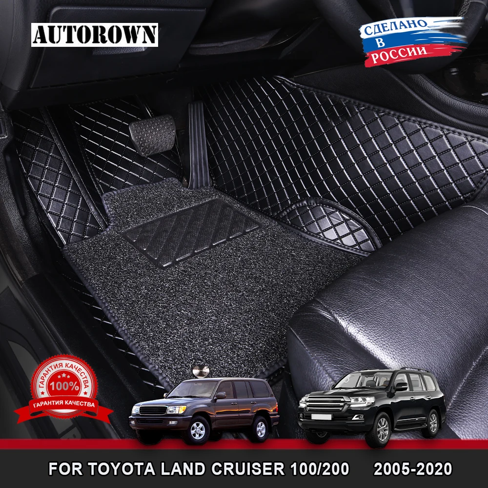 AUTOROWN 3Д автомобильные коврики дляToyota Land Cruiser 100/200 2000-2021Интерьера автомобиля