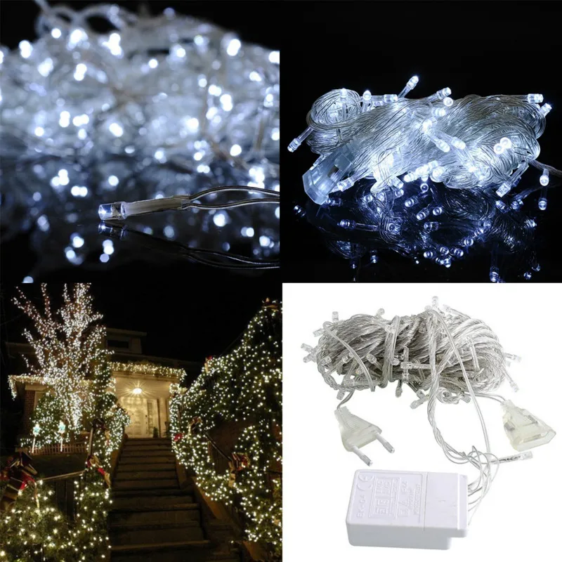 

Party Decoration 10m 100 LED String Lights Fairy Lights Garlands Wedding Decoration Outdoor String Lights Christmas Decoration