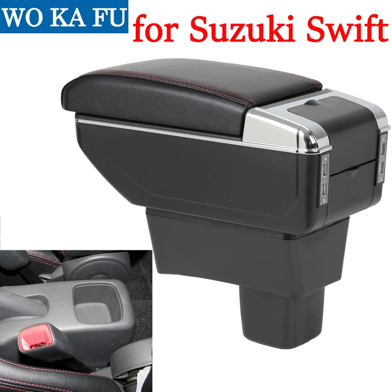 Подлокотник для Suzuki Swift Универсальная автомобильная центральная консоль