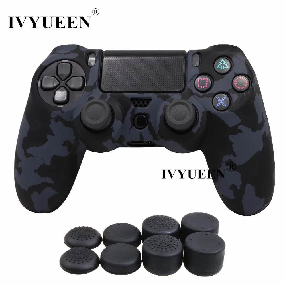 Силиконовый защитный чехол IVYUEEN для sony Dualshock 4 PS4 DS4 Pro Slim с 8 аналоговыми джойстиками