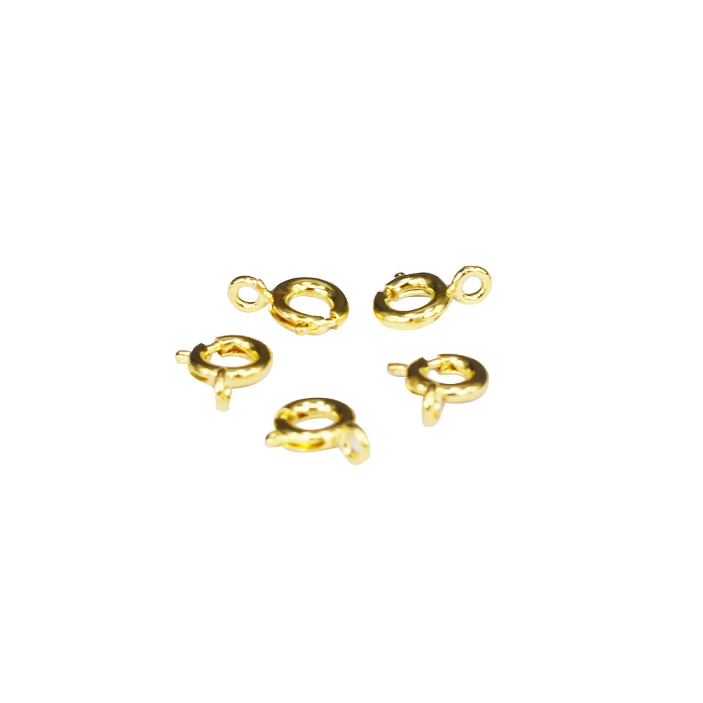 

10pcs/lot Silver/gold Plated Lobster Clasp End Cap For Diy Making Bracelets Necklaces Jewelry Findings Components Copper