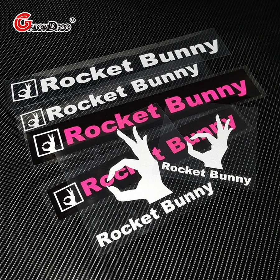 

LuLu #301 Wide Body Modification Rocket Bunny LB Car Vinyl Stickers Reflective Auto Refitting Decoration Waterproof Decals