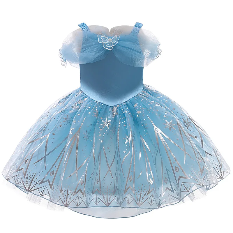 

KEAIYOUHUO Newborn Baby Dress 2021 Spring And Summer New Children Birthday Party Dress Strap Cake Princess Dresses Evening Dress
