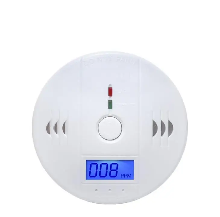 

100pcs Profession Home Safety CO Carbon Monoxide Poisoning Smoke Gas Sensor Warning Alarm Detector LCD Displayer Kitchen SN2064