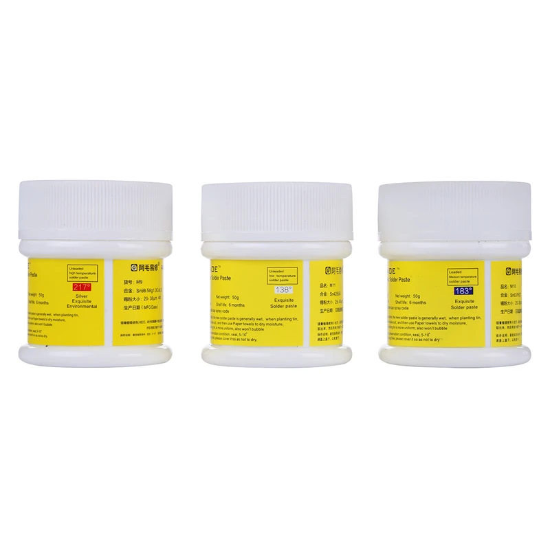 Паяльная паста BGA высокотемпературный флюс для сварки Оловянная реболлинга 50