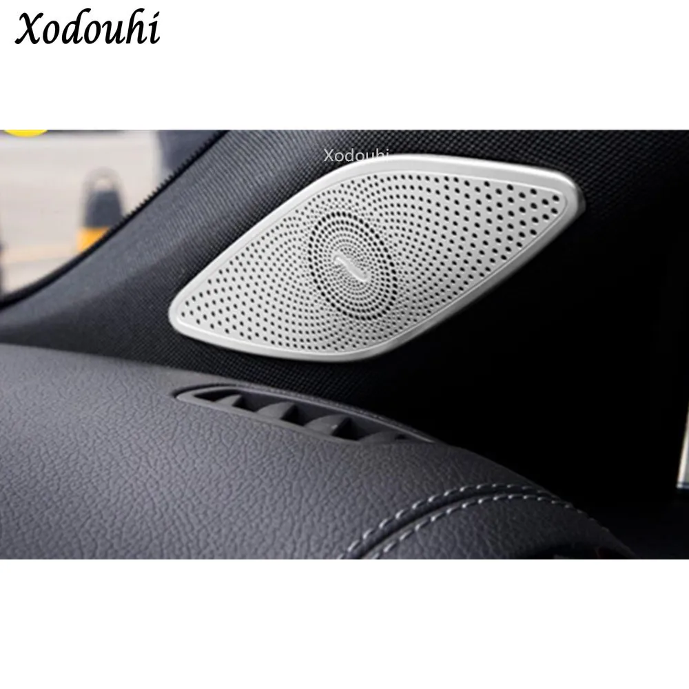 

Для Mercedes Benz B GLB Class W247 X247 2019 2020, автомобильная нержавеющая сталь, внутренняя Передняя головка, рамка колонны, треугольная литейная отделка